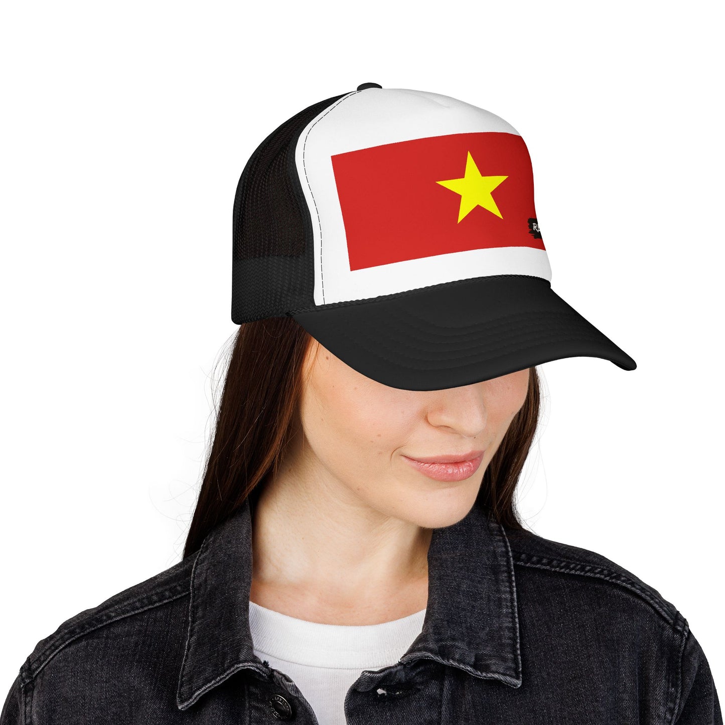 Vietnam Flag Foam Trucker Hat | Rep Ya Flag design