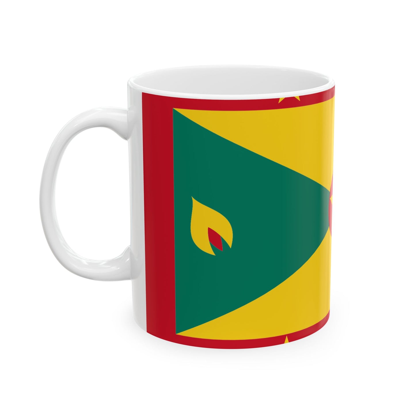 Grenada Flag Coffee Tea Mug 11oz 15oz | Rep Ya Flag Ceramic Mug