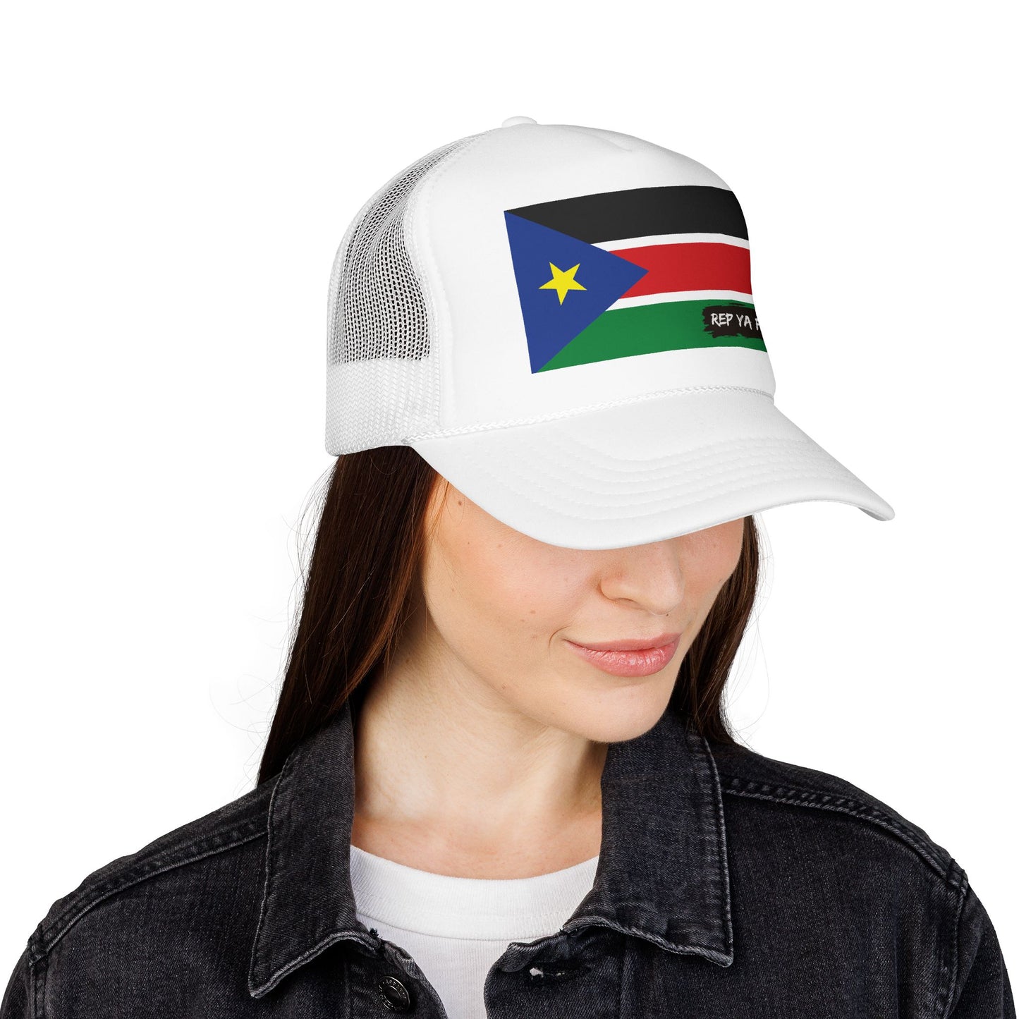 South Sudan Flag Foam Trucker Hat | Rep Ya Flag