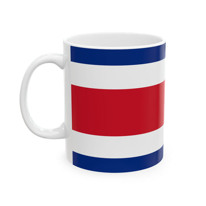 Costa Rica Flag Coffee Tea Mug 11oz 15oz | Costa Rican Heritage Mug | Rep Ya Flag
