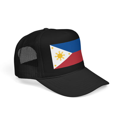 Philippines Flag Foam Trucker Hat | Filipino Pride Snapback Cap | Rep Ya Flag