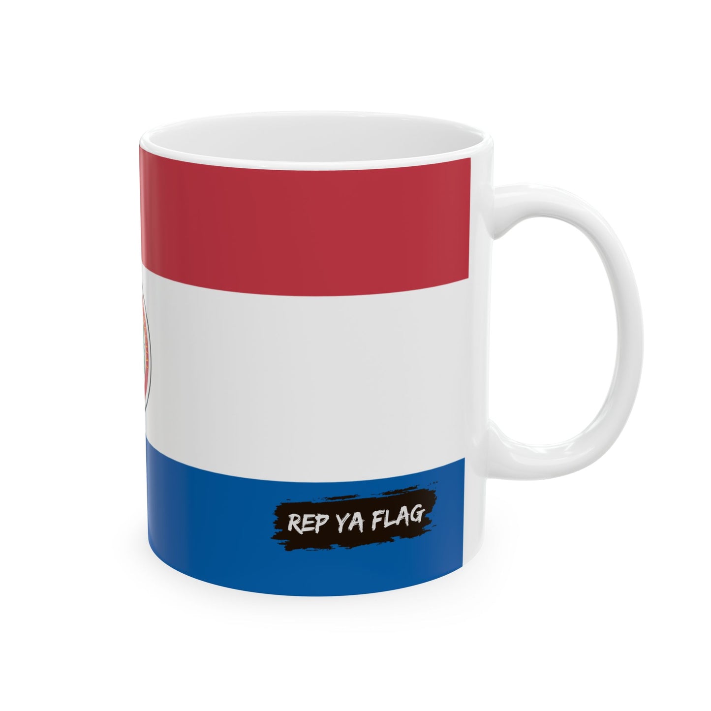 Paraguay Flag Coffee Tea Mug 11oz 15oz | Rep Ya Flag Ceramic Mug
