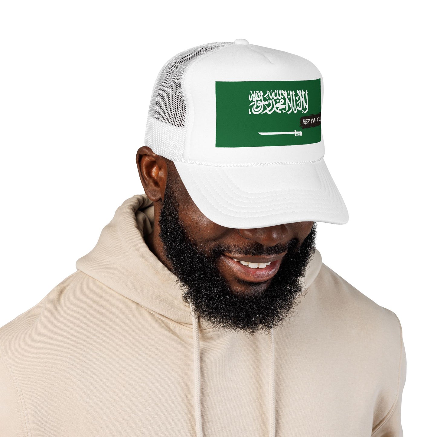Saudi ArabiaFlag Foam Trucker Hat | São Toméan Pride Snapback Cap | Rep Ya Flag