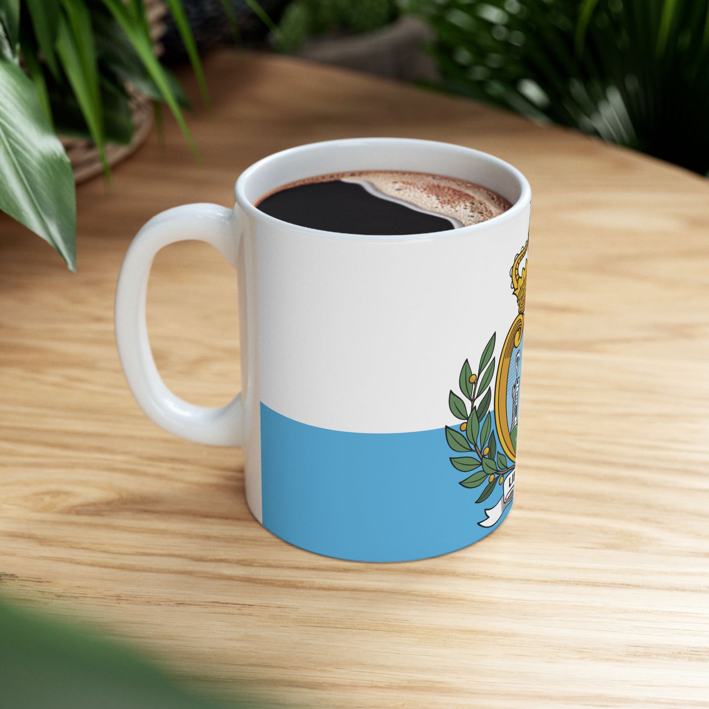 San Marino Flag Coffee Tea Mug 11oz 15oz | Rep Ya Flag Ceramic Mug