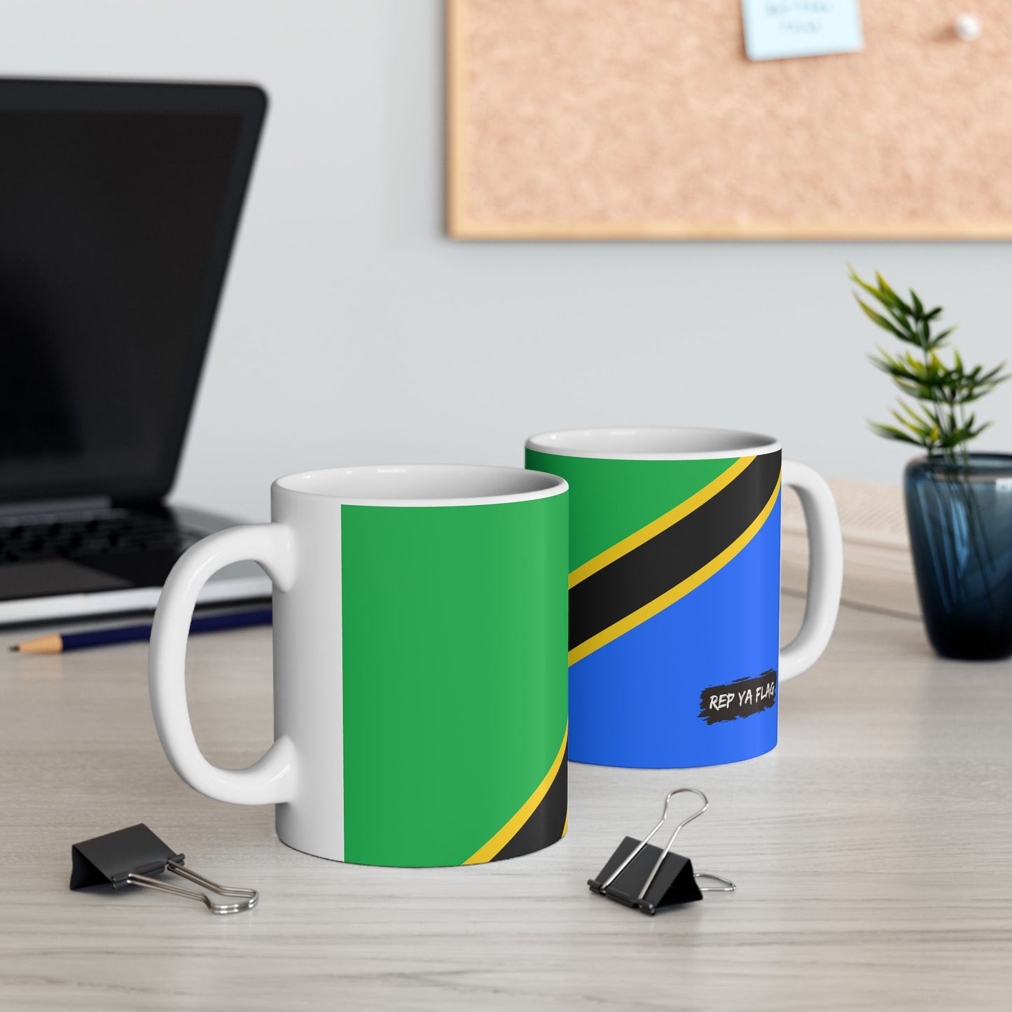 Tanzania Flag Coffee Tea Mug 11oz 15oz | Rep Ya Flag Ceramic Mug