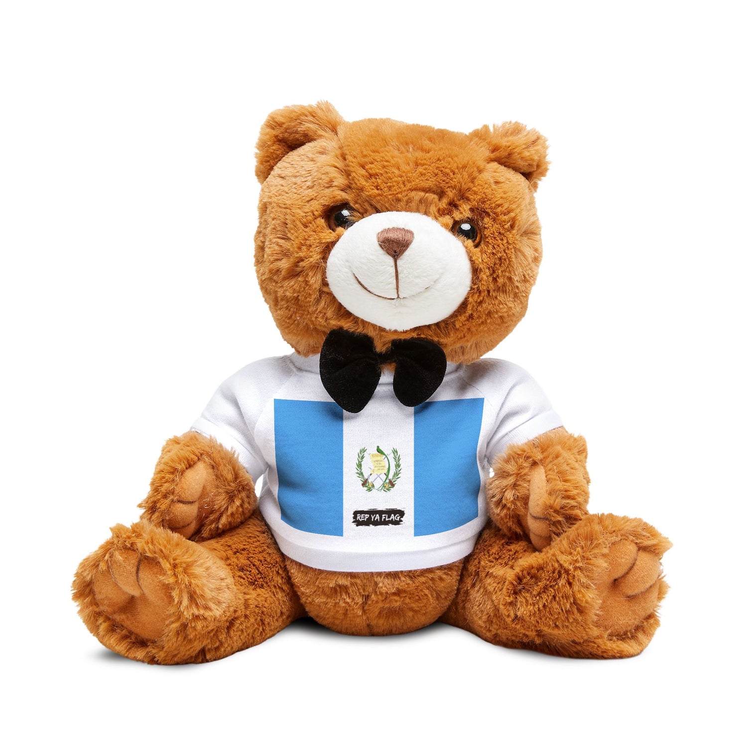 Guatemala Flag Teddy Bear | Guatemalan Heritage Plush Gift | Rep Ya Flag