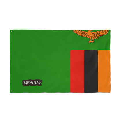 Zambia Flag Double Sided Flag, Outdoor Garden Banner | Country Flag