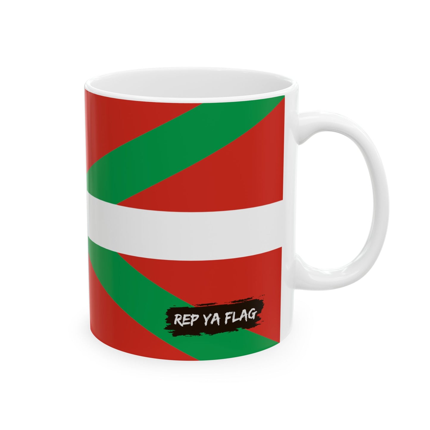 Basque Ikurriña Flag Coffee Mug 11oz & 15oz | Rep Ya Flag
