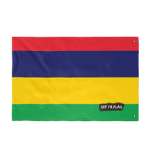 Mauritius Flag Garden Banner | Double Sided Outdoor Flag | Rep Ya Flag