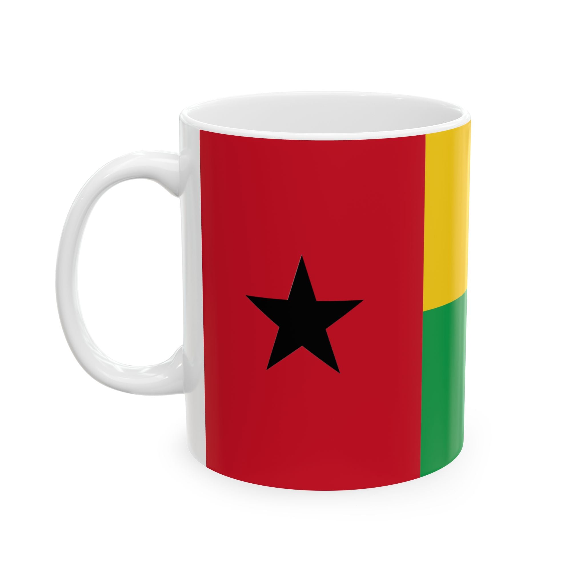 Guinea-Bissau Flag Coffee Tea Mug 11oz 15oz | Rep Ya Flag Ceramic Mug