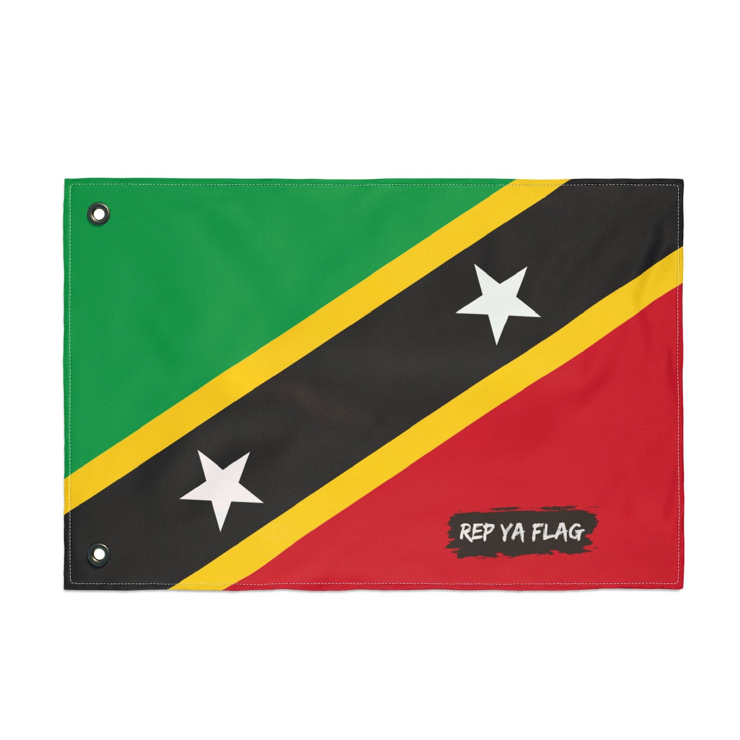 Saint Kitts and Nevis Flag Garden Banner | Double Sided Outdoor Flag | Rep Ya Flag