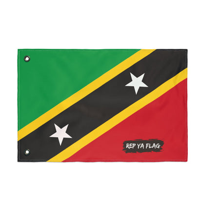 Saint Kitts and Nevis Flag Garden Banner | Double Sided Outdoor Flag | Rep Ya Flag