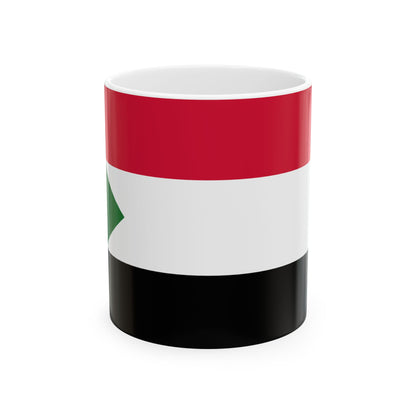 Sudan Flag Coffee Tea Mug 11oz 15oz | Rep Ya Flag Ceramic Mug