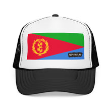 Eritrea Flag Foam Trucker Hat | Eritrean Pride Snapback Cap | Rep Ya Flag