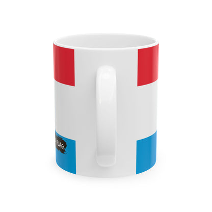 Luxembourg Flag Coffee Tea Mug 11oz 15oz | Rep Ya Flag Ceramic Mug