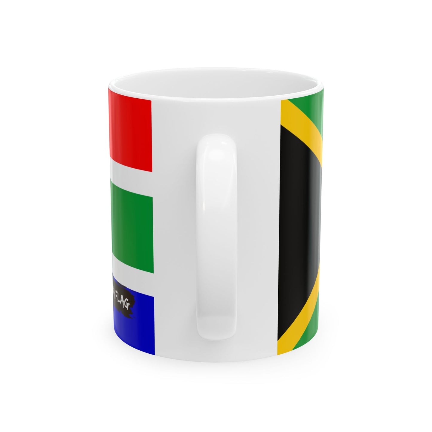 South Africa Flag Coffee Mug 11oz & 15oz | South African Heritage Ceramic Coffee Tea Mug | Rep Ya Flag