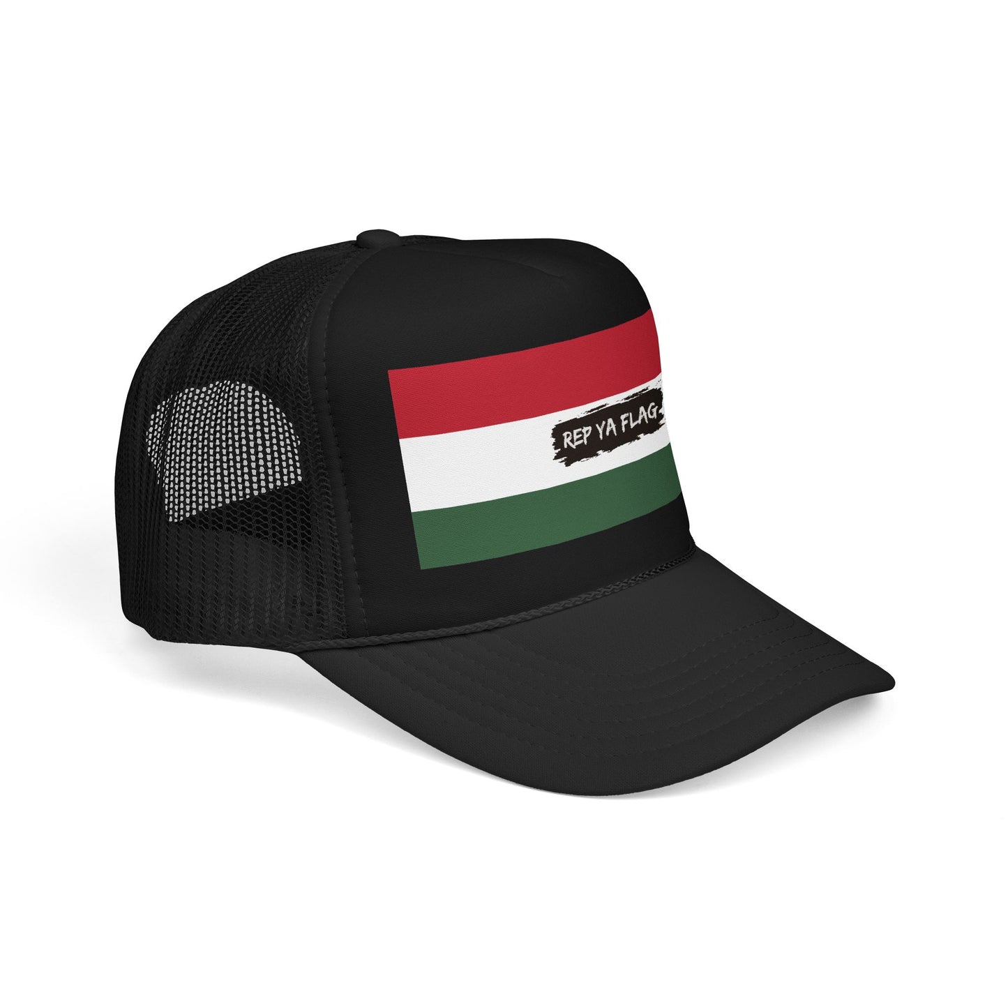 Hungary Flag Foam Trucker Hat | Hungarian Pride Snapback Cap | Rep Ya Flag