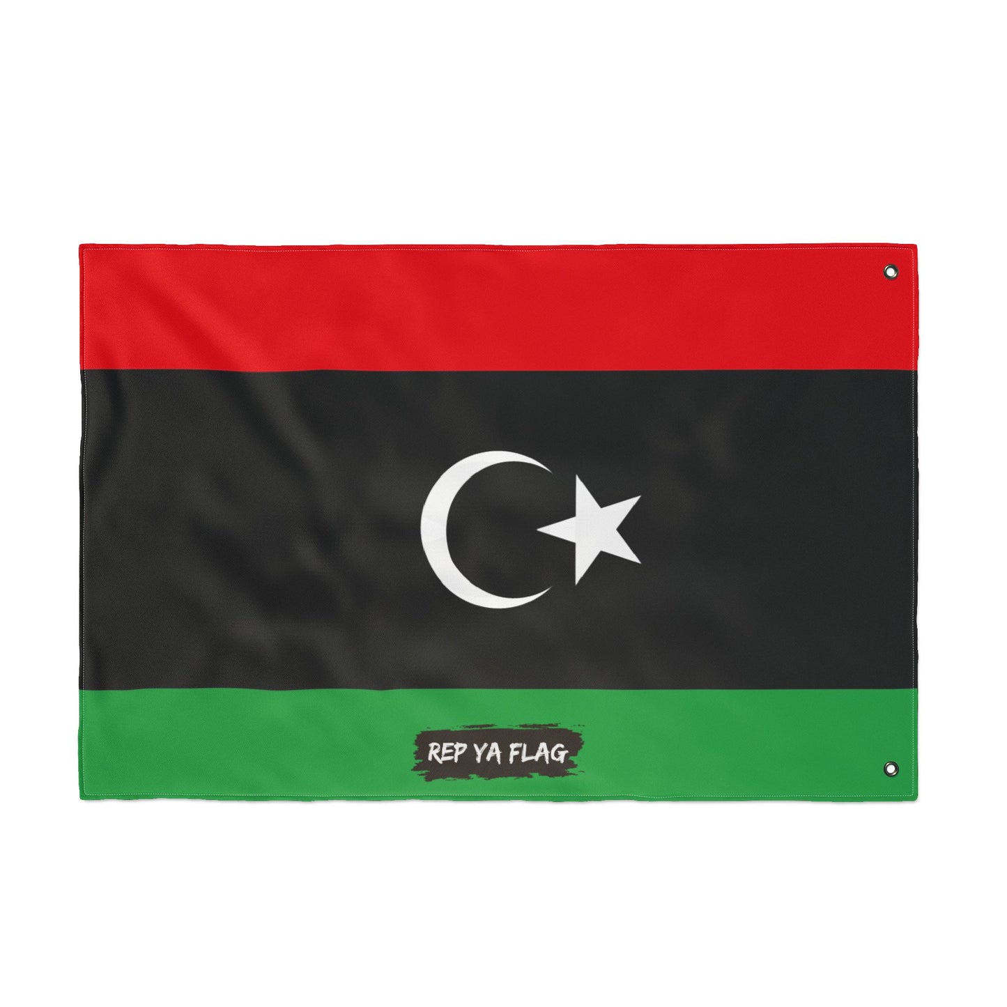 Libya Flag Garden Banner | Double Sided Outdoor Flag | Rep Ya Flag