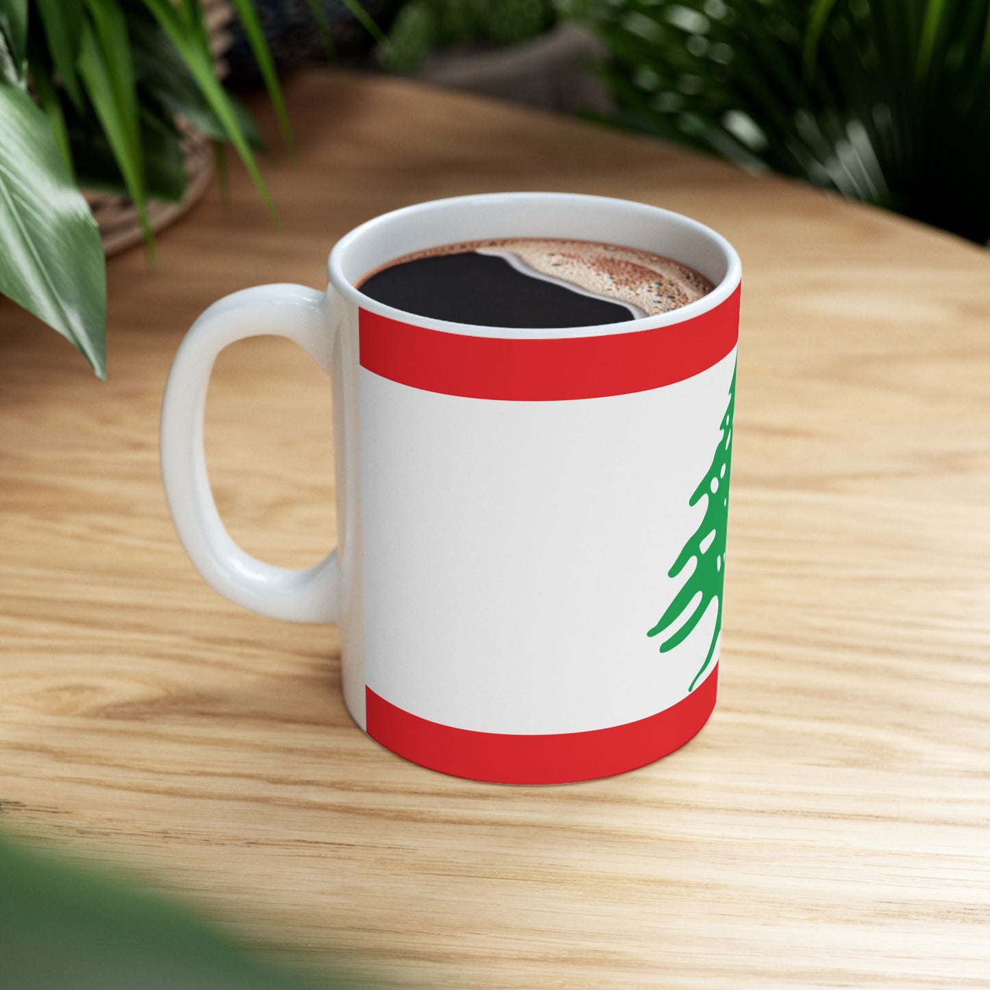 Lebanon Flag Coffee Tea Mug 11oz 15oz | Rep Ya Flag Ceramic Mug