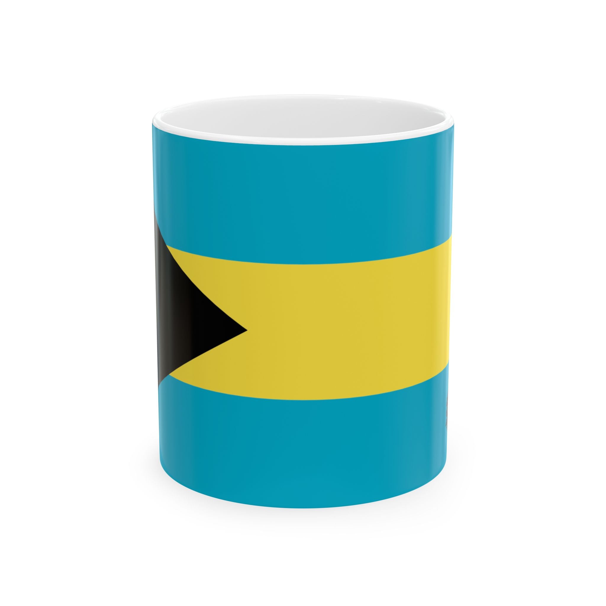 Bahamas Flag Coffee Tea Mug 11oz 15oz | Rep Ya Flag Ceramic Mug