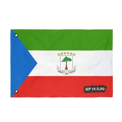 Equatorial Guinea Flag Garden Banner | Double Sided Outdoor Flag | Rep Ya Flag