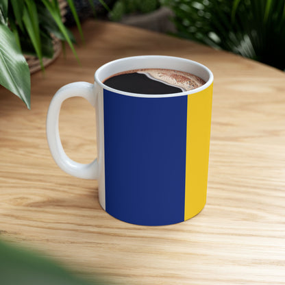 Romania Flag Coffee Tea Mug 11oz 15oz | Rep Ya Flag Ceramic Mug