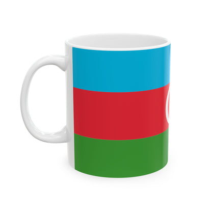 Azerbaijan Flag Coffee Tea Mug 11oz 15oz | Rep Ya Flag Ceramic Mug