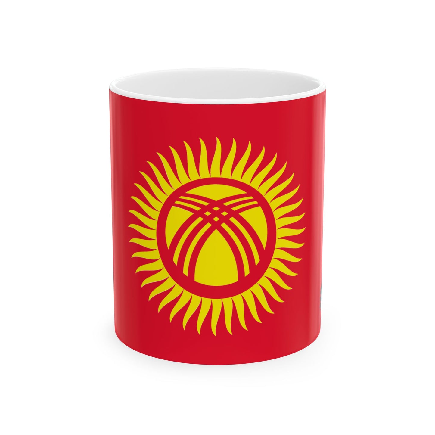 Kyrgyzstan Flag Coffee Tea Mug 11oz 15oz | Rep Ya Flag Ceramic Mug