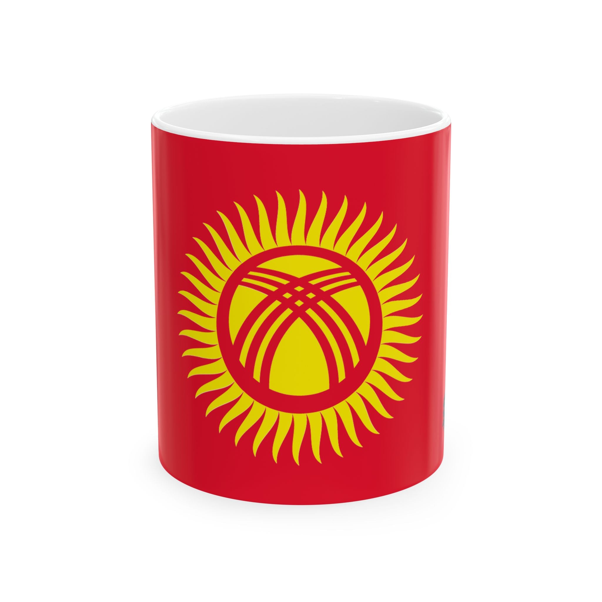 Kyrgyzstan Flag Coffee Tea Mug 11oz 15oz | Rep Ya Flag Ceramic Mug