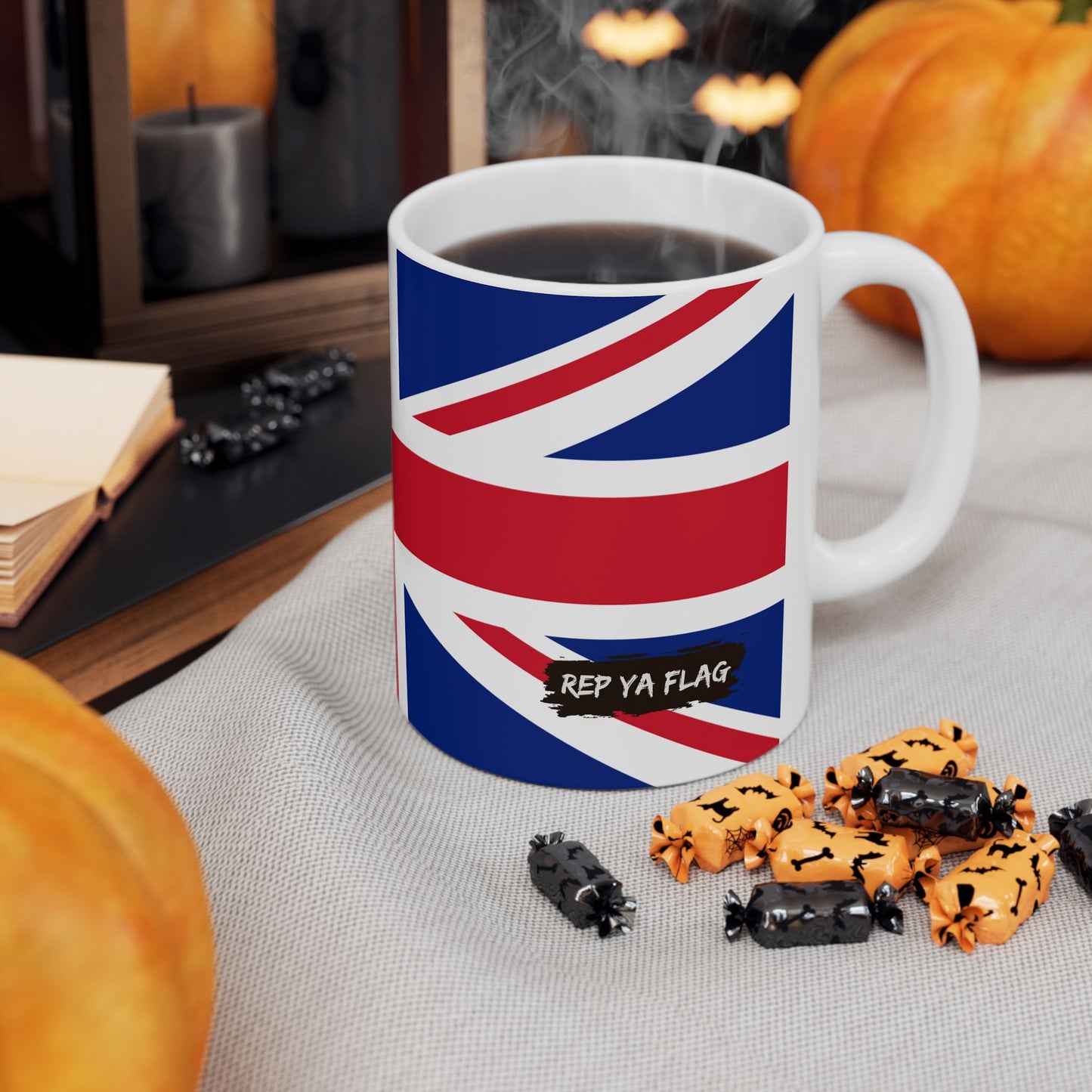 United Kingdom Flag Coffee Tea Mug 11oz 15oz | Rep Ya Flag Ceramic Mug