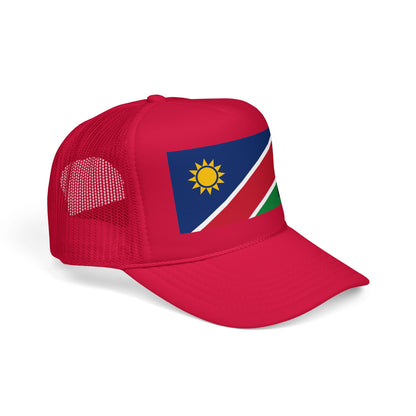 Namibia Flag Foam Trucker Hat | Namibian Pride Snapback Cap | Rep Ya Flag