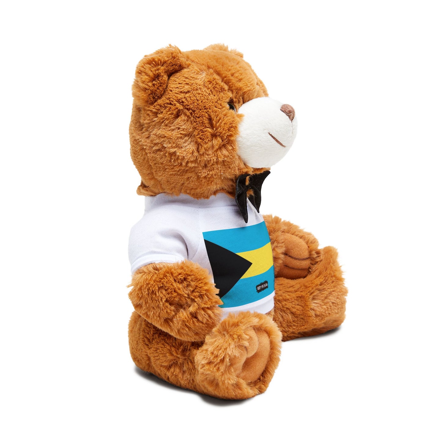 Bahamas Flag Teddy Bear | Bahamian Heritage Plush Gift | Rep Ya Flag