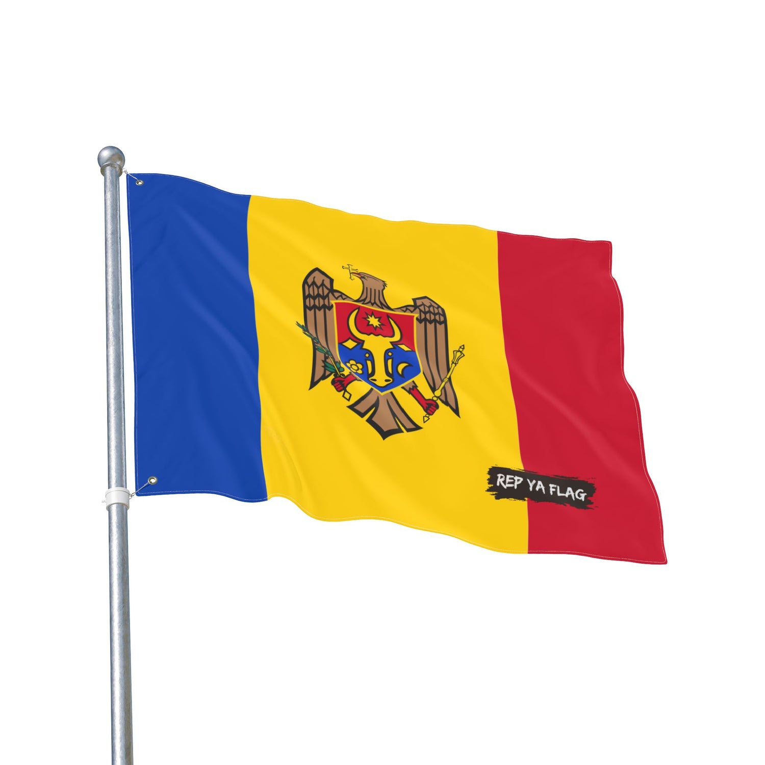 Moldova Flag Garden Banner | Double Sided Outdoor Flag | Rep Ya Flag