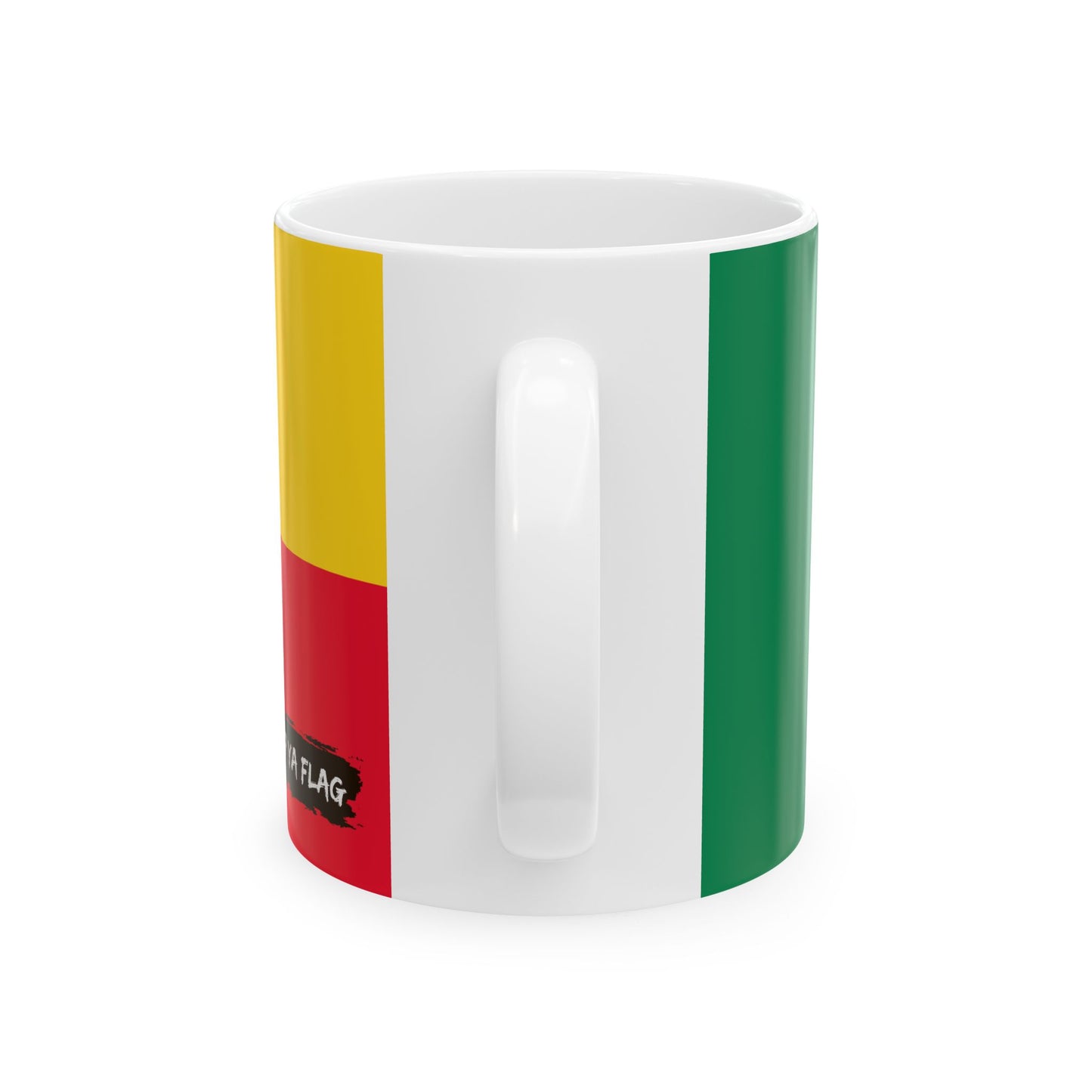 Benin Flag Coffee Mug | Beninese Pride Ceramic Tea Mug 11oz & 15oz | Rep Ya Flag