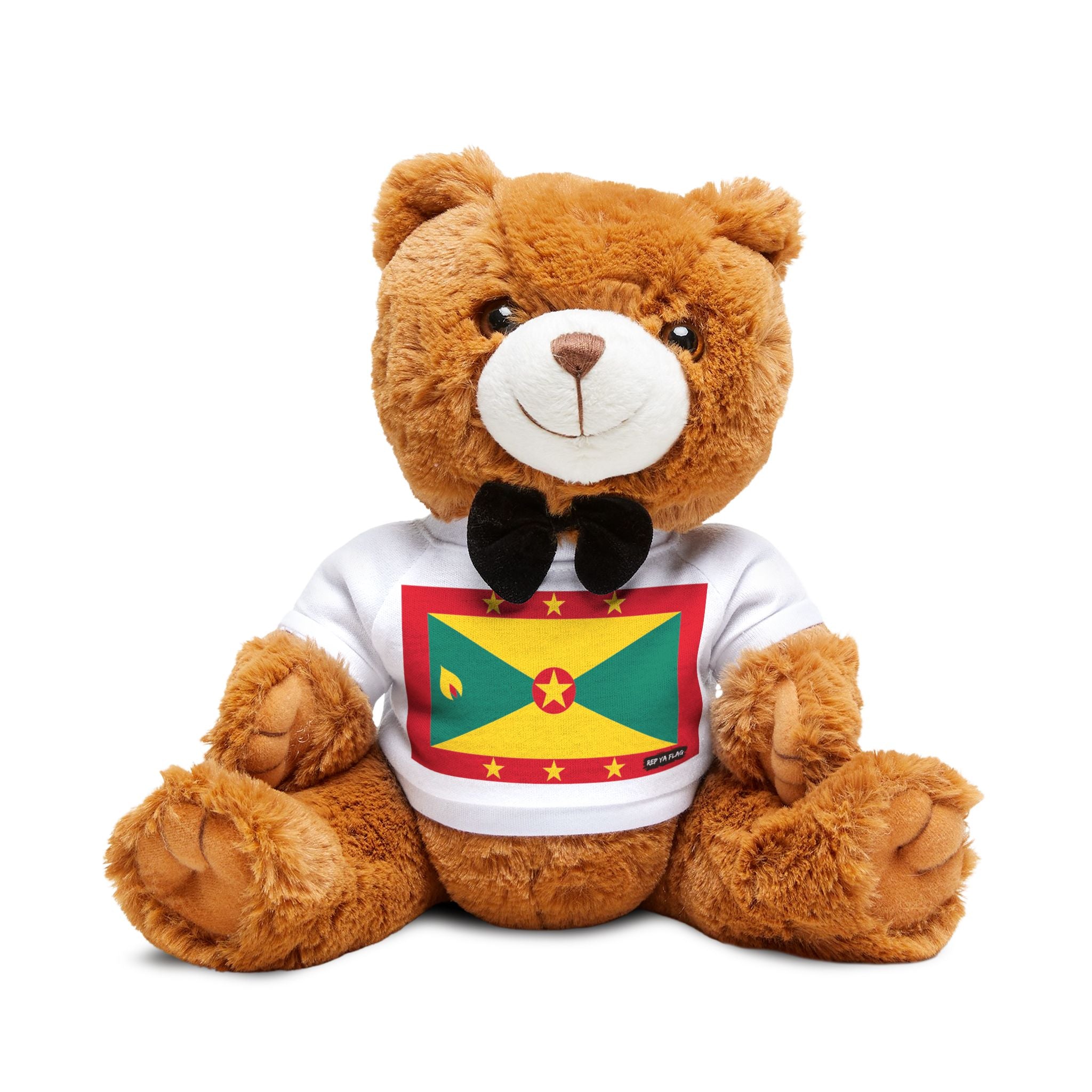 Grenada Flag Teddy Bear | Grenadian Heritage Plush Gift | Rep Ya Flag