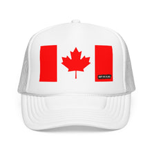 Canada Flag Foam Trucker Hat | Canadian Pride Snapback Cap | Rep Ya Flag