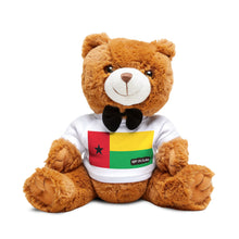 Guinea-Bissau Flag Teddy Bear | Bissau-Guinean Heritage Plush Gift | Rep Ya Flag