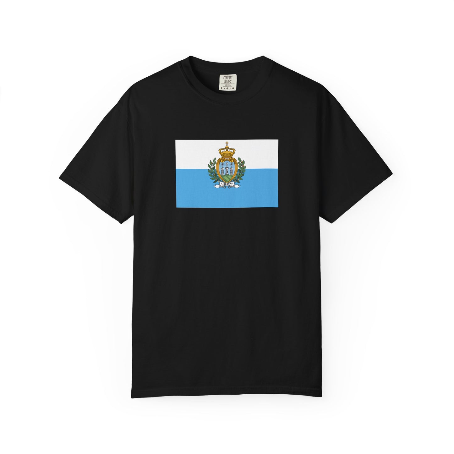 San Marino Flag T Shirt | Sammarinese Heritage Shirt S–4XL | Rep Ya Flag