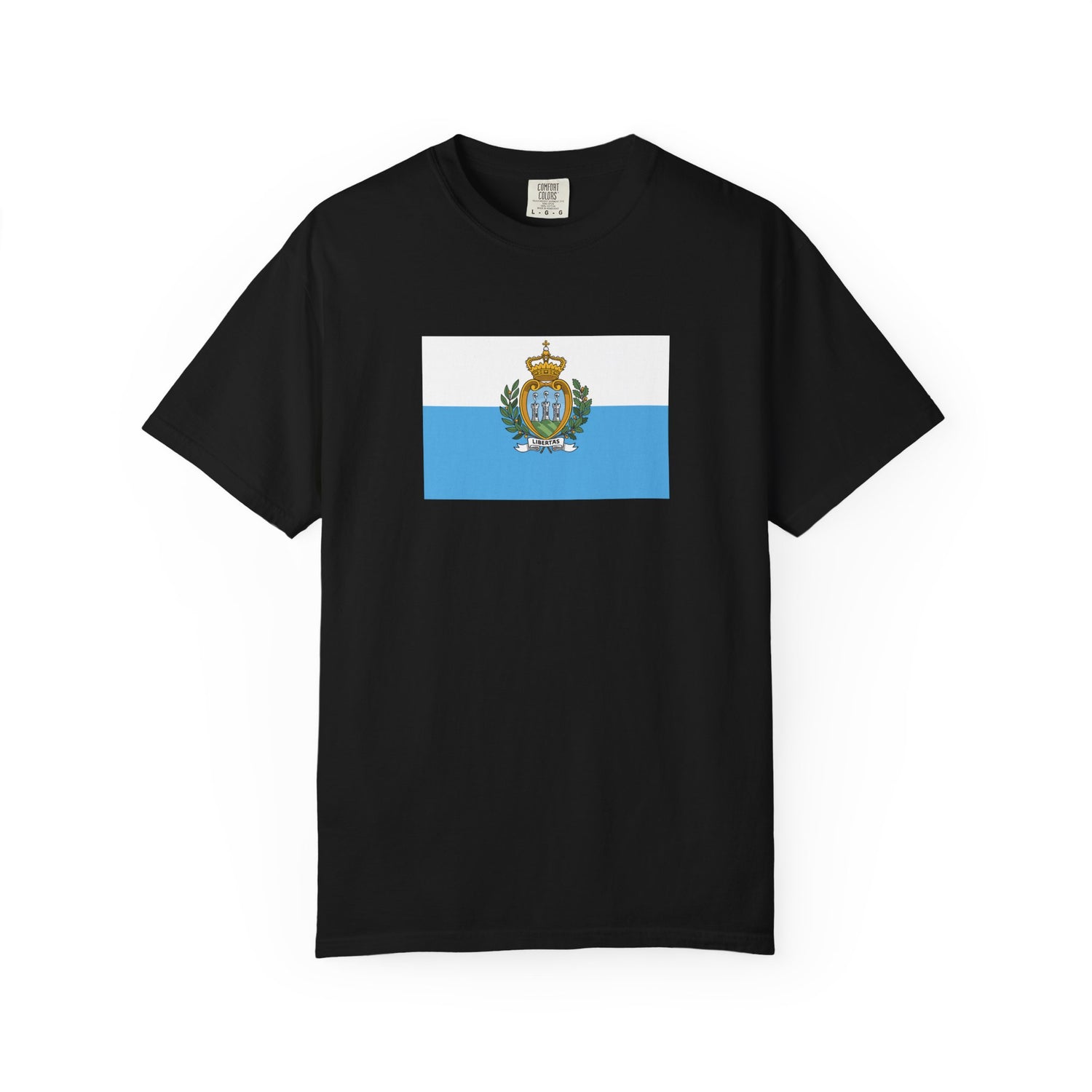San Marino Flag T Shirt | Sammarinese Heritage Shirt S–4XL | Rep Ya Flag