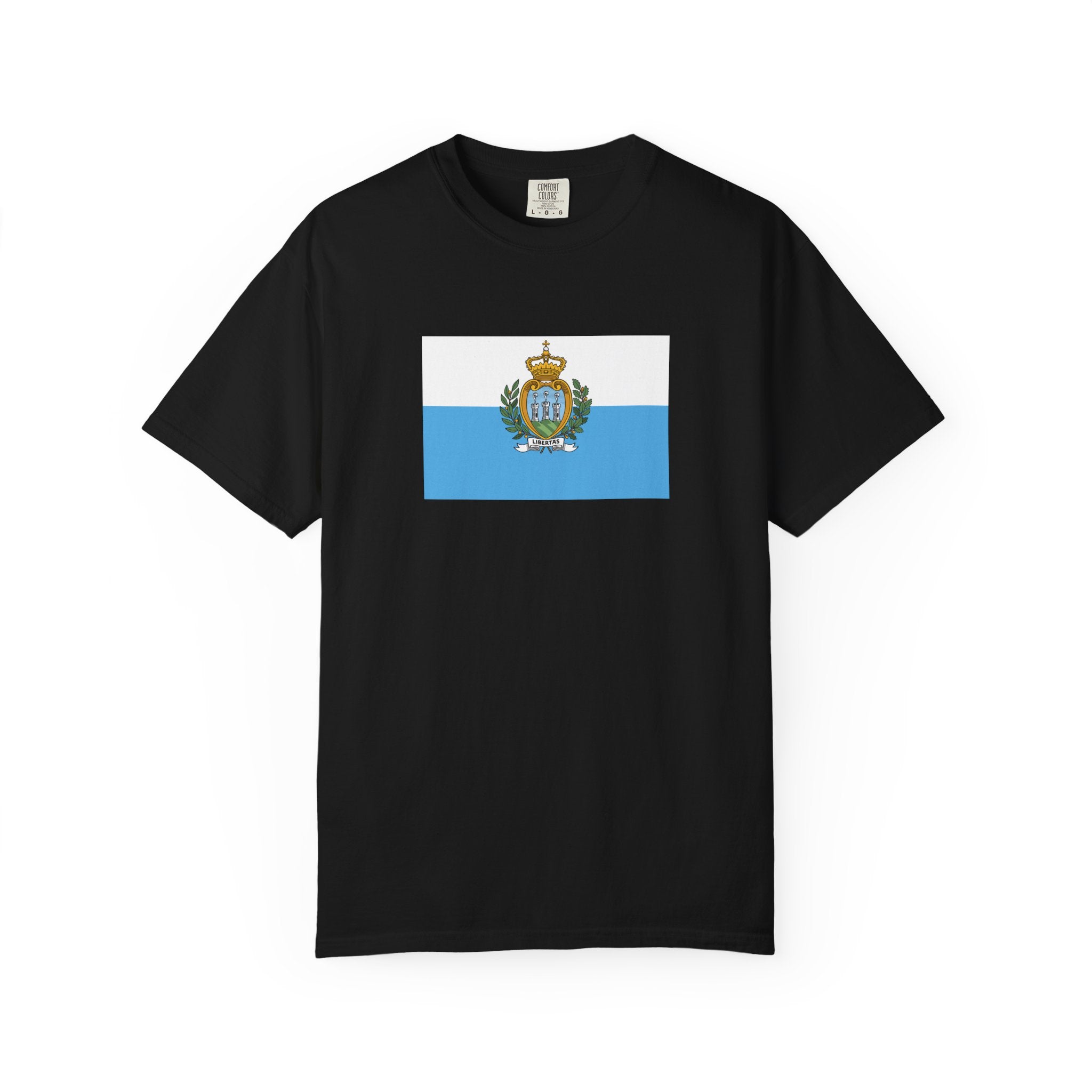 San Marino Flag T Shirt | Sammarinese Heritage Shirt S–4XL | Rep Ya Flag
