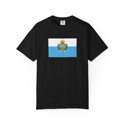 San Marino Flag T Shirt | Sammarinese Heritage Shirt S–4XL | Rep Ya Flag