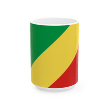 Republic of the Congo Flag Coffee Tea Mug 11oz 15oz | Congolese Heritage Mug | Rep Ya Flag