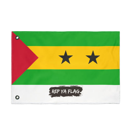 São Tomé and Príncipe Flag Garden Banner | Double Sided Outdoor Flag | Rep Ya Flag