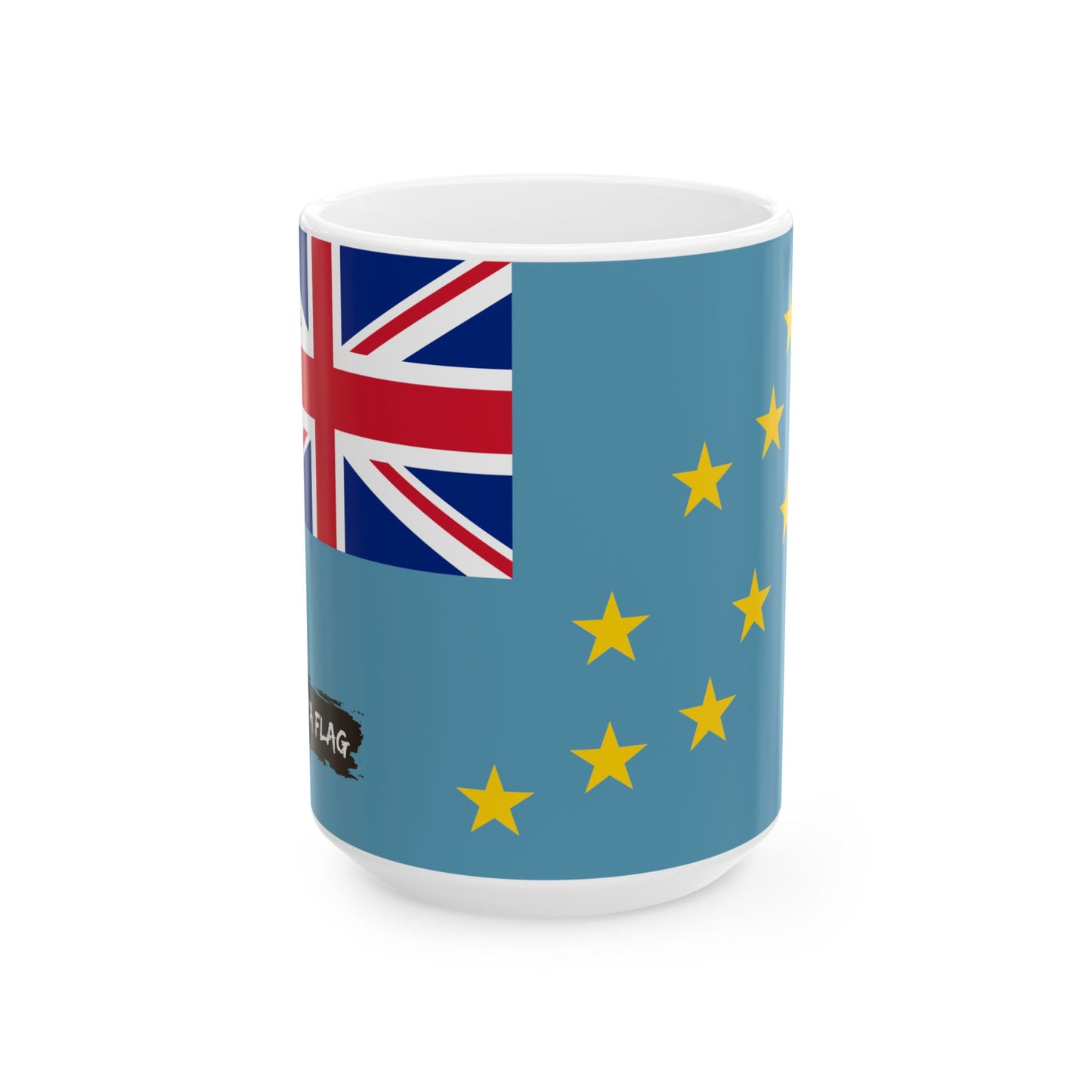 Tuvalu Flag Mug Ceramic Coffee Cup | 11oz 15oz | Rep Ya Flag