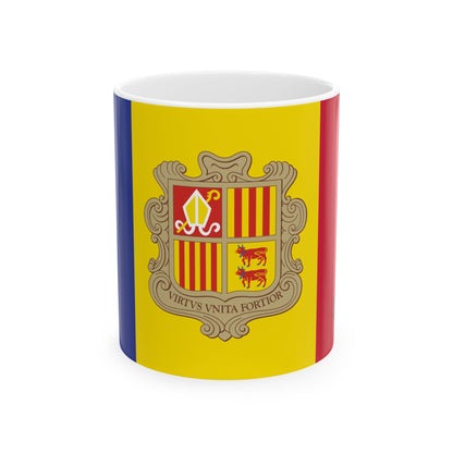 Andorra Flag Coffee Mug | Andorran Pride Ceramic Tea Mug 11oz & 15oz | Rep Ya Flag