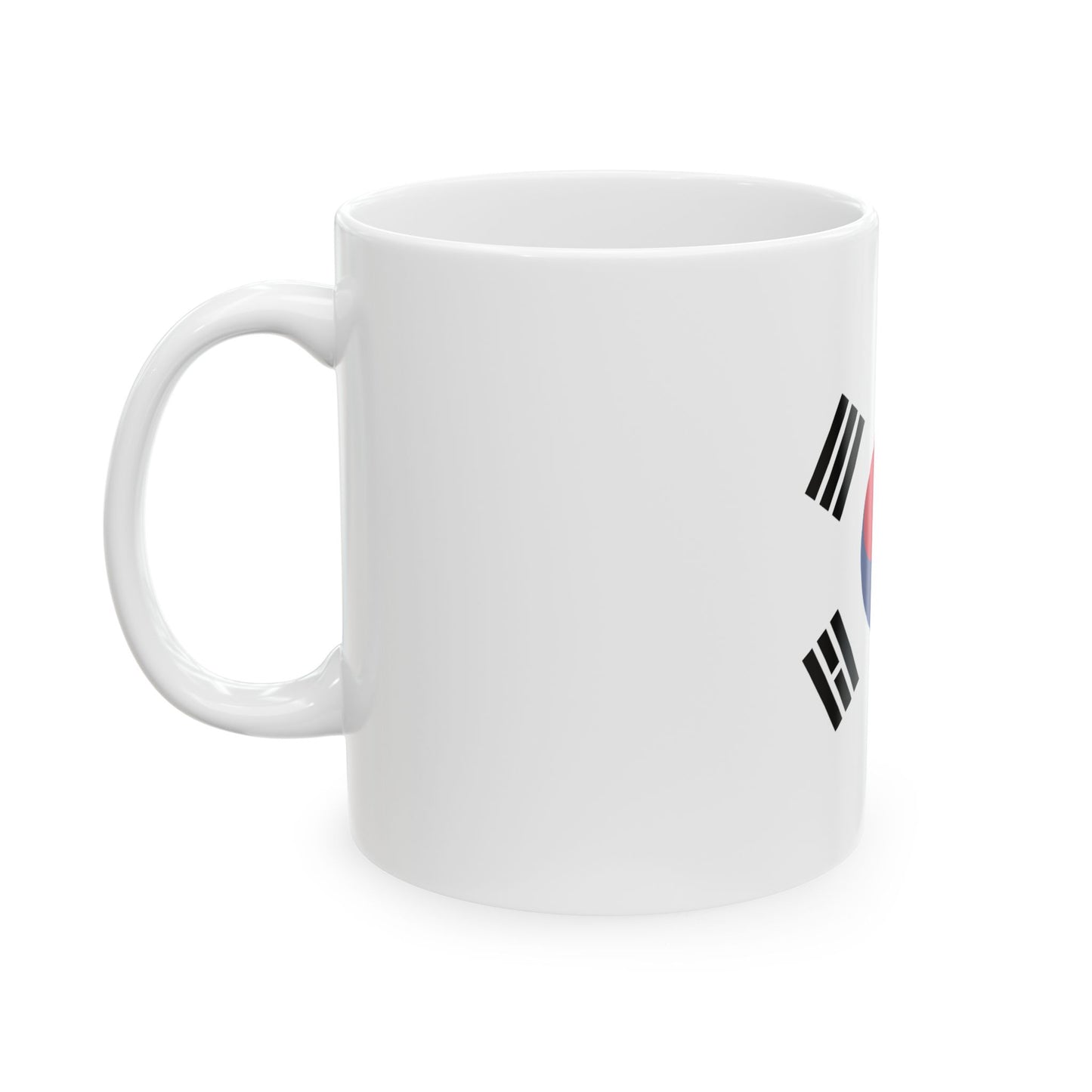 South Korea Flag Coffee Mug 11oz & 15oz | Korean Heritage Ceramic Coffee Tea Mug | Rep Ya Flag