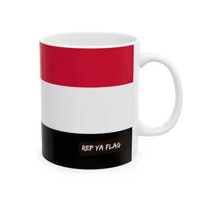 Sudan Flag Coffee Tea Mug 11oz 15oz | Rep Ya Flag Ceramic Mug