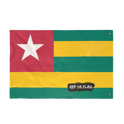 Togo Flag Garden Banner | Double-Sided Outdoor Flag | Rep Ya Flag