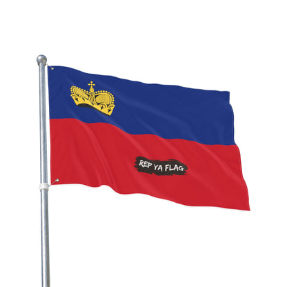Liechtenstein Flag Garden Banner | Double Sided Outdoor Flag | Rep Ya Flag