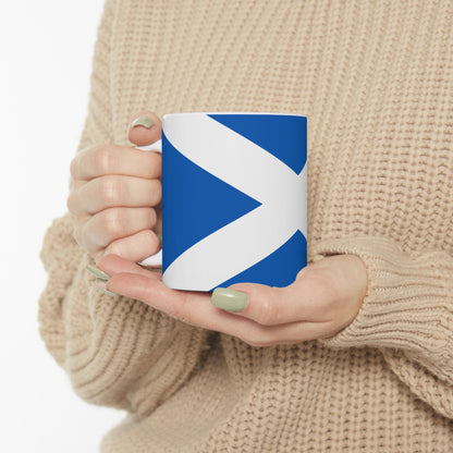 Scotland Flag Coffee Tea Mug 11oz 15oz | Rep Ya Flag Ceramic Mug